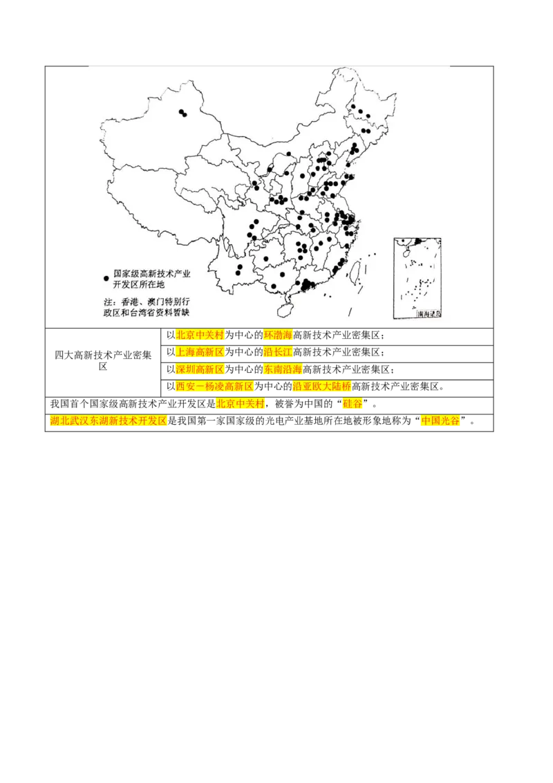 第四章中国的经济发展（考点梳理卷）难度分层2022-2023学年八年级地理上册（人教版）（解析版）_初中全科电子版试卷练习试题_地理_人教地理8上试题试卷_第1套单元测试