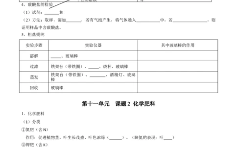 第十一单元盐化肥（人教版）（测试版）_初中全科电子版试卷练习试题_化学_9年级上下册化学试题_9年级下试题_人教化学九年级下知识总结（005份）