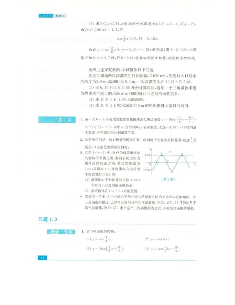 高中数学苏教版必修4电子课本_高中电子课本_2.高中数学课本_苏教版高中数学