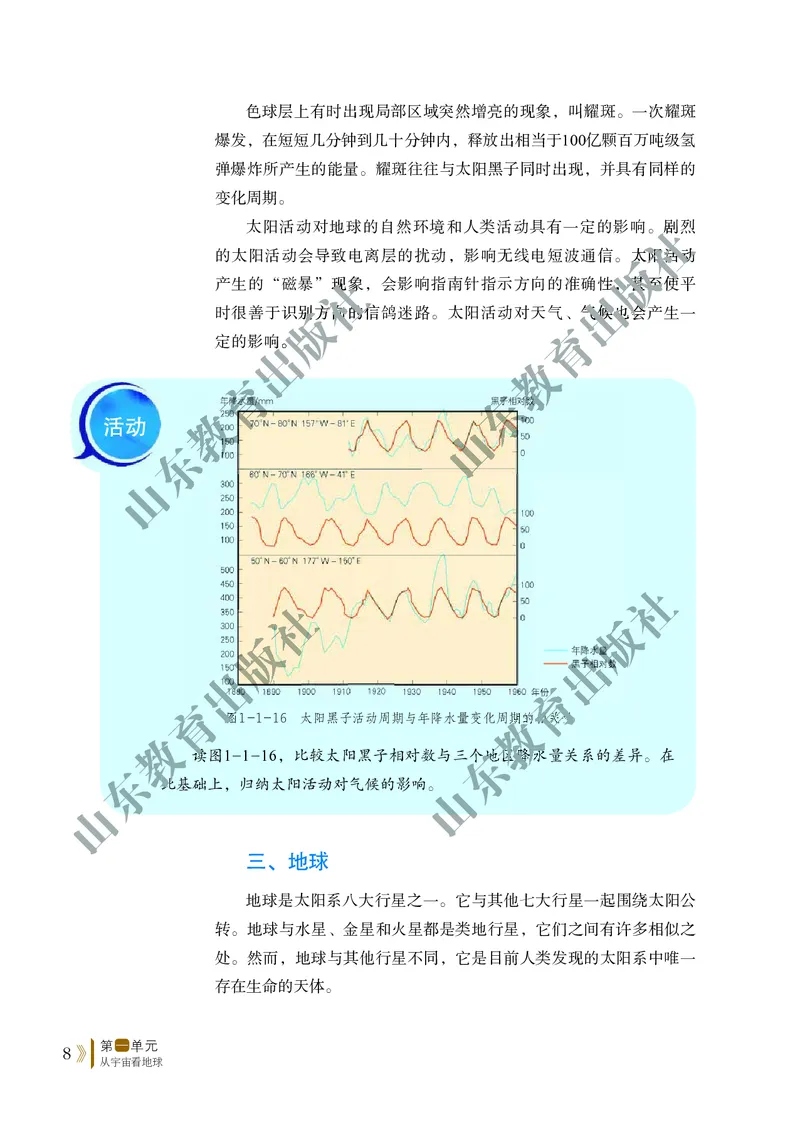 鲁教版高中地理必修1_高中电子课本_9.高中地理课本_鲁教版