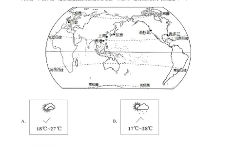 第三章天气与气候（提分小卷）-单元测试2021-2022学年七年级地理上册尖子生选拔卷（人教版）（解析版）_初中全科电子版试卷练习试题_地理_人教地理7上试题试卷_第3套单元测试