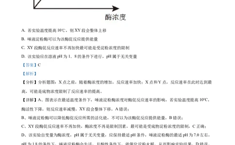 2026届陕西省西安中学高三第三次模拟考试生物试卷Word版含解析_2024-2026高三（6-6月题库）_2026年04月高三试卷_260405陕西省西安中学2026届高三下学期第三次模拟考试