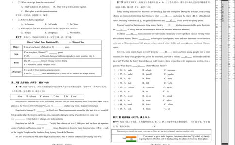 英语（贵州卷）（考试版A3）_初中全科电子版试卷练习试题_英语_2024中考模拟题英语(1)_二模_英语（贵州卷）-：2024年中考第二次模拟考试