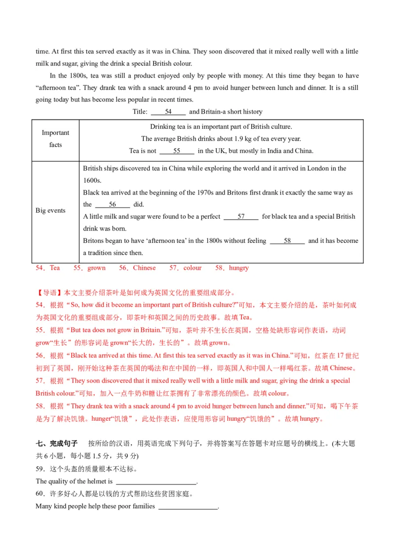 英语（江苏无锡卷）（全解全析）_初中全科电子版试卷练习试题_英语_2024中考模拟题英语(1)_一模_英语（江苏无锡卷）-2024年中考第一次模拟考试