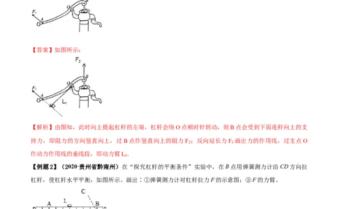 12.1杠杆（解析版）-2020-2021学年八年级下册物理精讲精练（人教版）_初物_人教版初中物理初二三同步讲义习题练习八九年级电子资料word素材_20250116_181533_最新人教版初中物理初二下册