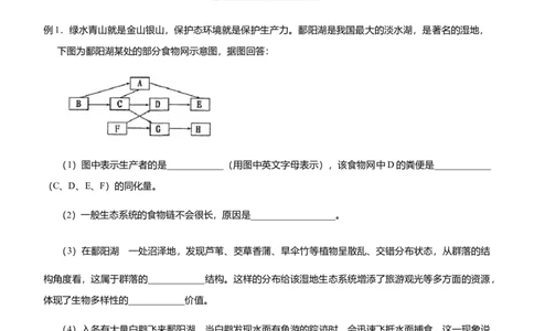 原创（新高考）2021届高三大题优练10生态系统及其稳定性人与环境教师版_新高考复习资料_2021年新高考资料_2021届（新高考）大题优练-生物
