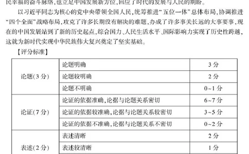 2026年普通高考四月适应性检测文综答案_2024-2026高三（6-6月题库）_2026年04月高三试卷_260410新疆2026届高三下学期四月适应性检测（全科）