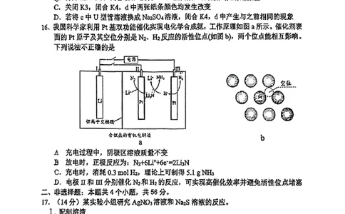 2026届高三4月练习化学试卷_2024-2026高三（6-6月题库）_2026年04月高三试卷_260419广东省惠州市、韶关市2026届高三下学期4月模拟考试（全科）_化学