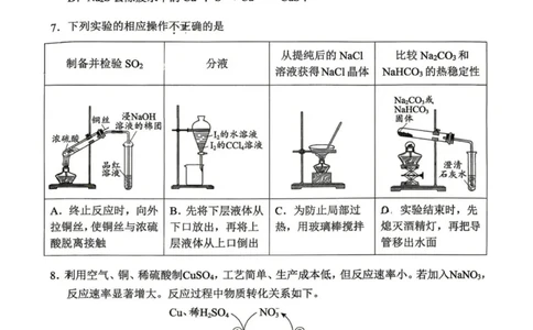 2026年北京西城区高三一模化学试卷及答案_2024-2026高三（6-6月题库）_2026年04月高三试卷_2604142026北京西城区高三一模（全科）