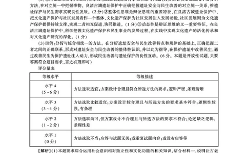2026届高三考前适应性训练（一）政治试题政治2026冲一（H卷）答案_2024-2026高三（6-6月题库）_2026年04月高三试卷_2604172026届百师联盟高三考前适应性训练(一)（全科）
