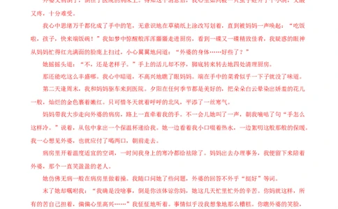 语文（吉林卷）（参考答案及评分标准）_初中全科电子版试卷练习试题_语文_赠送：2024中考模拟题_二模_语文（吉林卷）-：2024年中考第二次模拟考试