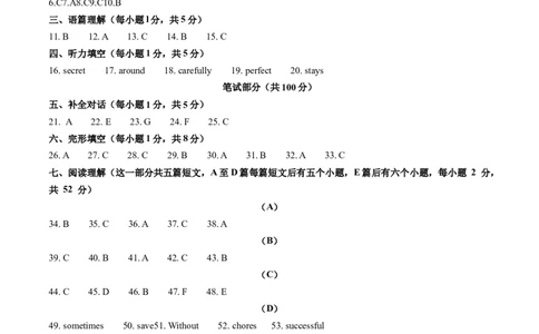 英语（山西卷）（参考答案）_初中全科电子版试卷练习试题_英语_2024中考模拟题英语(1)_三模（36套）_英语（山西卷）