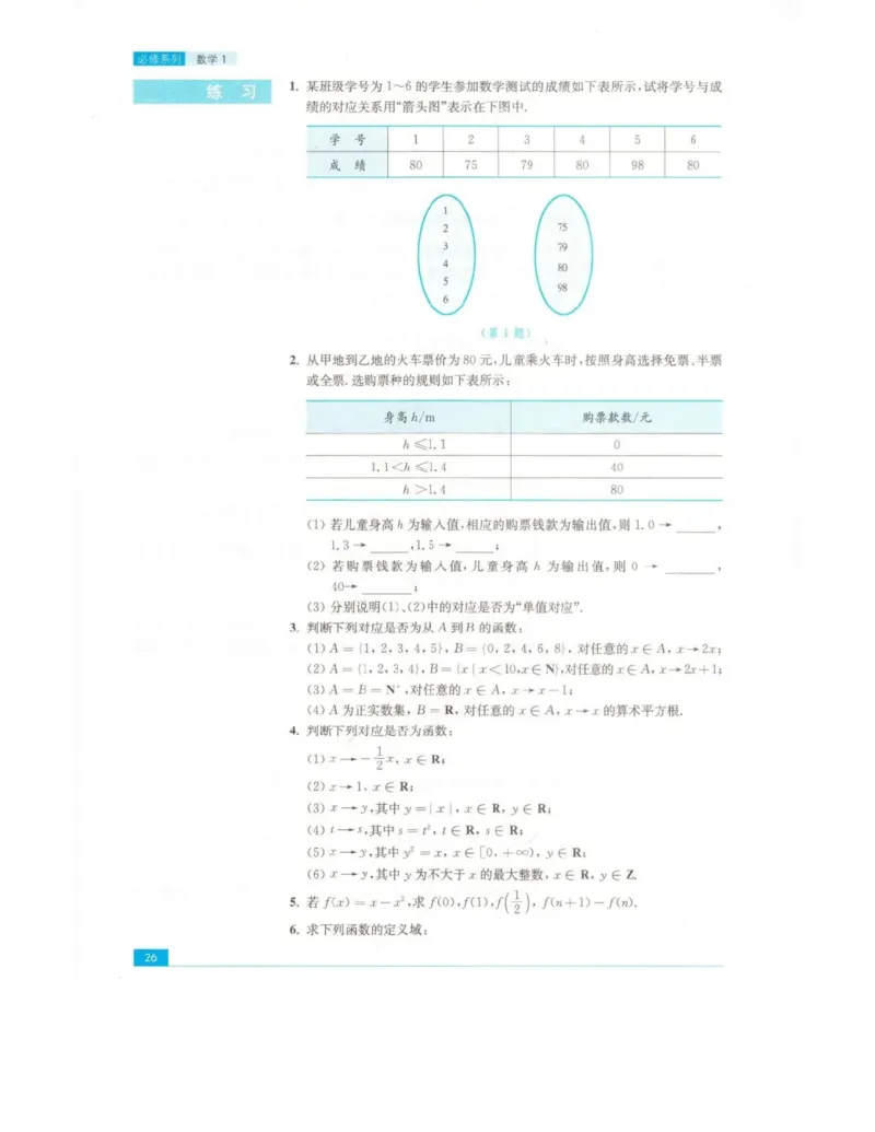 高中数学苏教版必修1电子课本_高中电子课本_2.高中数学课本_苏教版高中数学