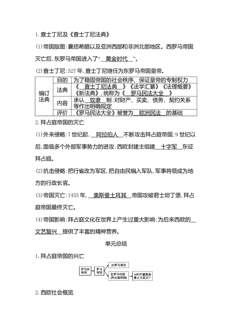 部编人教版九年级历史上册-课时知识背诵手册_初中全科电子版试卷练习试题_历史_历史人教版9上试卷_部编人教版历史9年级上知识点汇总27份