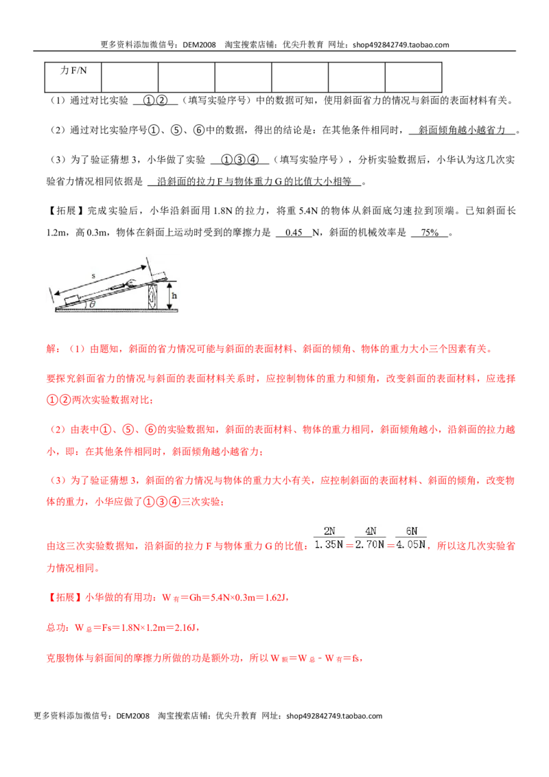第十二章简单机械（提分卷）-单元测试（人教版）（解析版）_初中全科电子版试卷练习试题_物理_8年级下册物理试题_人教版物理八年级下单元试卷（042份）_单元试卷第1套