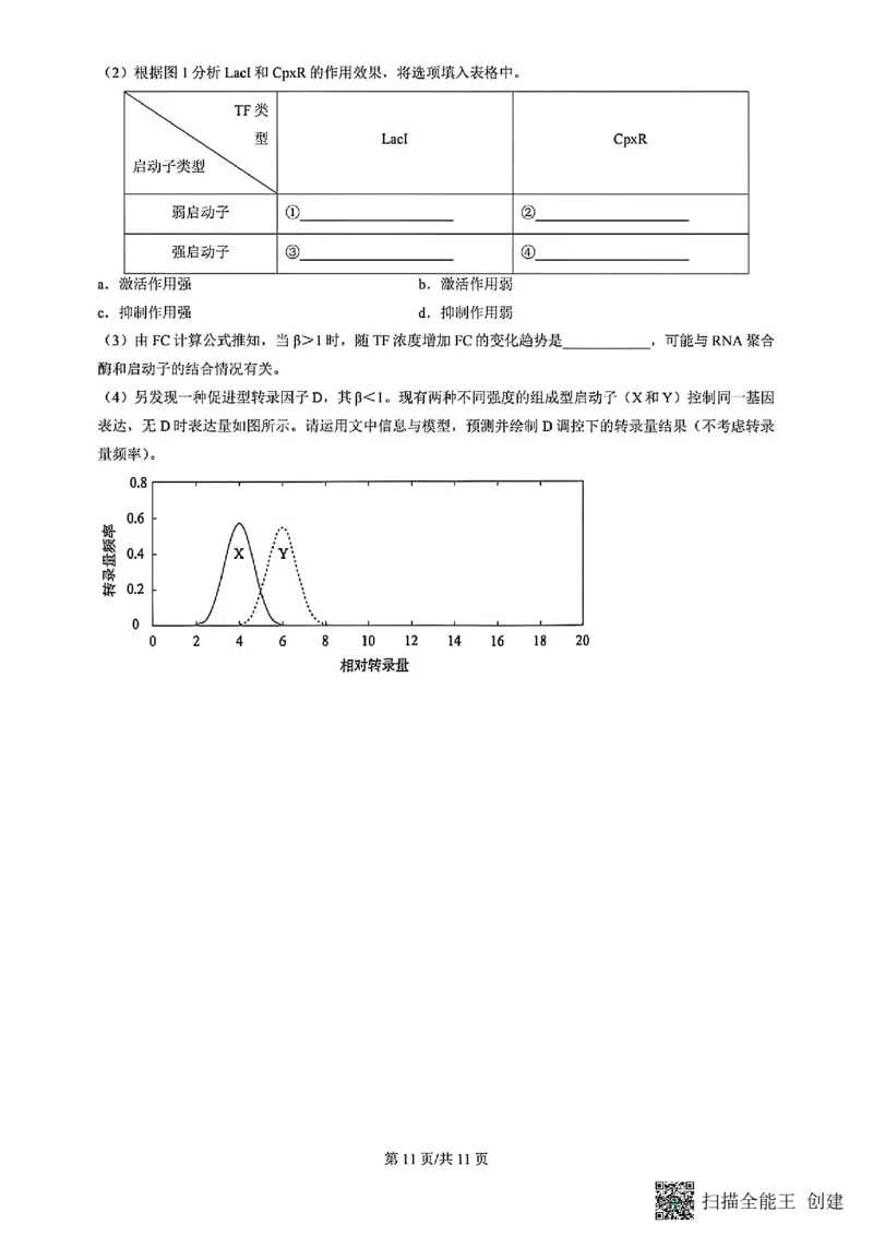 2026北京丰台高三一模生物试题及答案_2024-2026高三（6-6月题库）_2026年04月高三试卷_2604182026北京丰台高三一模（全科）