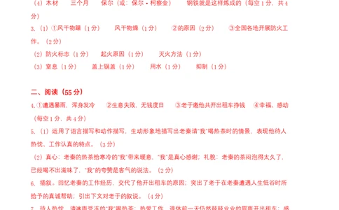 语文（安徽卷）-（参考答案）_初中全科电子版试卷练习试题_语文_8下初中人教部编版语文练习、试卷_部编语文八年级下期末试卷（045份）_地区版-29份