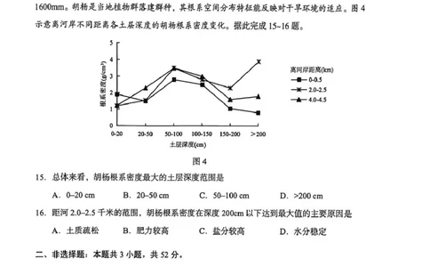 2026年兰州市高三模拟考试地理_2024-2026高三（6-6月题库）_2026年03月高三试卷_2603132026届甘肃兰州市下学期高三模拟考试（一模）_2026届甘肃省兰州市下学期高三一模地理试题（含答案）