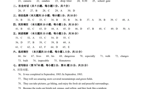 英语（广东省卷）（参考答案）_初中全科电子版试卷练习试题_英语_2024中考模拟题英语(1)_二模_英语（广东省卷，含听力MP3）-：2024年中考第二次模拟考试.1