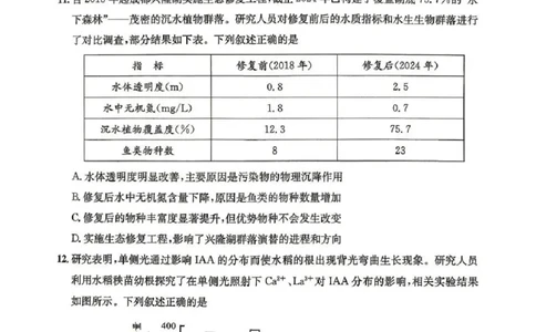 2023级高三下学期定时练习生物_2024-2026高三（6-6月题库）_2026年04月高三试卷_260430成都市2026年高三下学期4月定时练习（成都三诊）（全科）