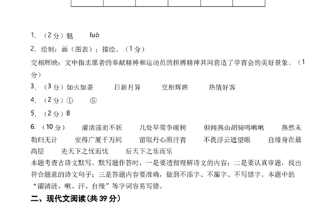 语文（广西卷）（参考答案及评分标准）_初中全科电子版试卷练习试题_语文_赠送：2024中考模拟题_二模_语文（广西卷）-：2024年中考第二次模拟考试