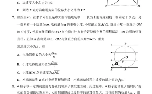 2026届湖北云学联盟高三下学期2月质检（一模）物理试题_2024-2026高三（6-6月题库）_2026年02月高三试卷_2602272026年湖北省云学联盟高三年级2月阶段训练（全科）