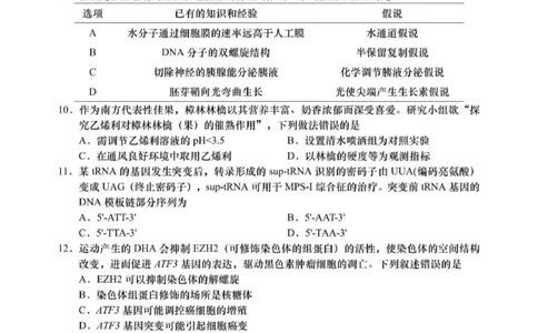 2026年汕头市普通高考第一次模拟考试生物_2024-2026高三（6-6月题库）_2026年03月高三试卷_260311广东省汕头市2026年普通高考第一次模拟考试（全科）