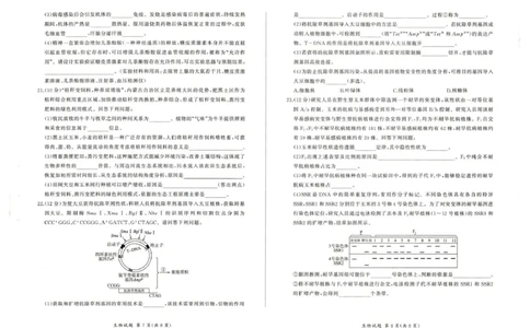 2026届高三考前适应性训练（一）生物试题2026届高三考前适应性训练（一）生物试题_2024-2026高三（6-6月题库）_2026年04月高三试卷_2604172026届百师联盟高三考前适应性训练(一)（全科）
