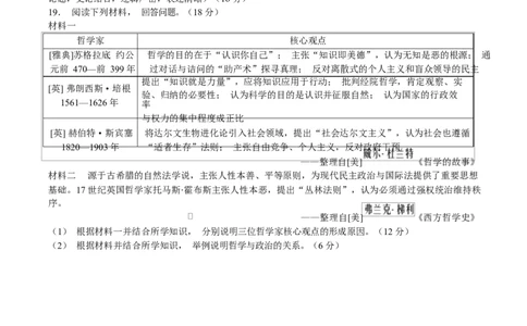 2026届湖南长沙市长郡中学高三下学期模拟预测历史试题_2024-2026高三（6-6月题库）_2026年03月高三试卷