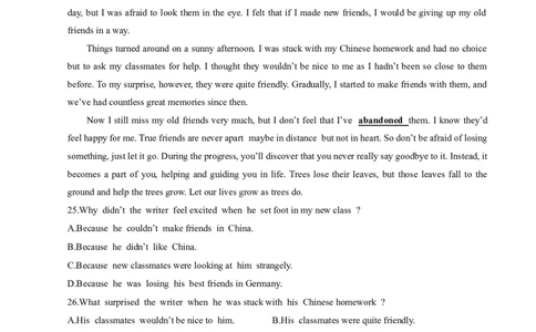 英语（辽宁卷）（考试版A4）_初中全科电子版试卷练习试题_英语_2024中考模拟题英语(1)_一模_英语（辽宁统考专用，含听力MP3）-2024年中考第一次模拟考试