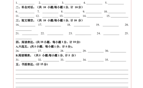 英语（四川成都卷）（答题卡）_初中全科电子版试卷练习试题_英语_2024中考模拟题英语(1)_三模（36套）_英语（四川成都卷，含听力MP3）