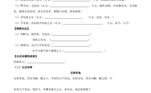 第六单元-八年级语文下册同步必备单元知识清单（部编版）（学生版）_初中全科电子版试卷练习试题_语文_8下初中人教部编版语文练习、试卷_部编语文八年级下知识总结（008份）
