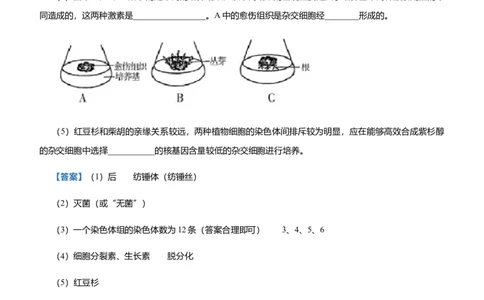 原创（新高考）2021届高三大题优练12细胞工程、基因工程教师版_新高考复习资料_2021年新高考资料_2021届（新高考）大题优练-生物