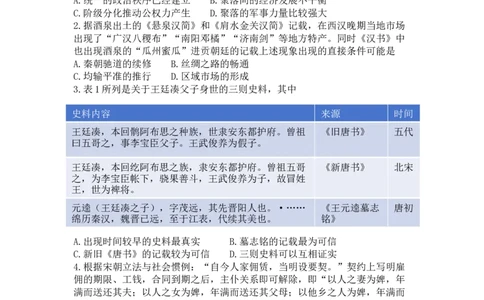 2026届陕西省铜川市高三第二次模拟考试历史试题（含答案）_2024-2026高三（6-6月题库）_2026年03月高三试卷_260318陕西铜川2026届高三模拟预测（二）（全科）