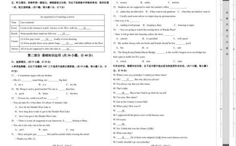 英语（四川成都卷）（考试版A3）_初中全科电子版试卷练习试题_英语_2024中考模拟题英语(1)_二模_英语（四川成都卷，含听力MP3）-：2024年中考第一次模拟考试