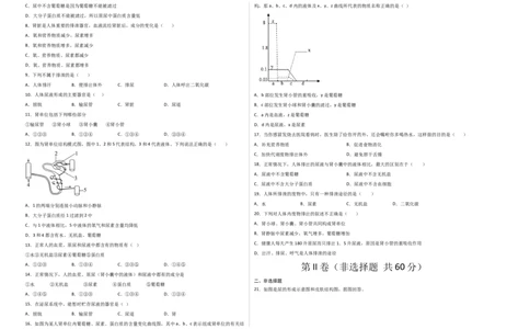 第五单元人体内废物的排出（选拔卷）-单元测试（人教版）（考试版）_初中全科电子版试卷练习试题_生物_生物人教版7下练习_人教生物7年级下单元试卷33份