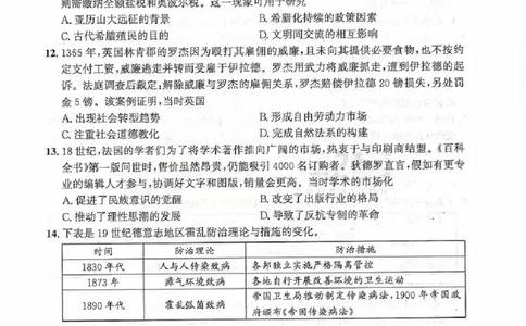 2026届武昌区高三元调历史试卷_2024-2026高三（6-6月题库）_2026年02月高三试卷_260201湖北省2026届武汉市武昌区元月高三期末考试（全科）