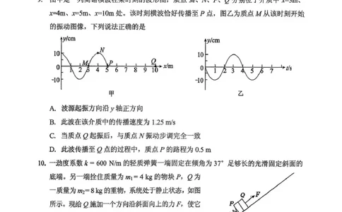 2026年抚顺市普通高中应届毕业生高考模拟考试物理_2024-2026高三（6-6月题库）_2026年03月高三试卷_260320辽宁省2026年抚顺市普通高三年级高考模拟考试（抚顺一模）（全科）
