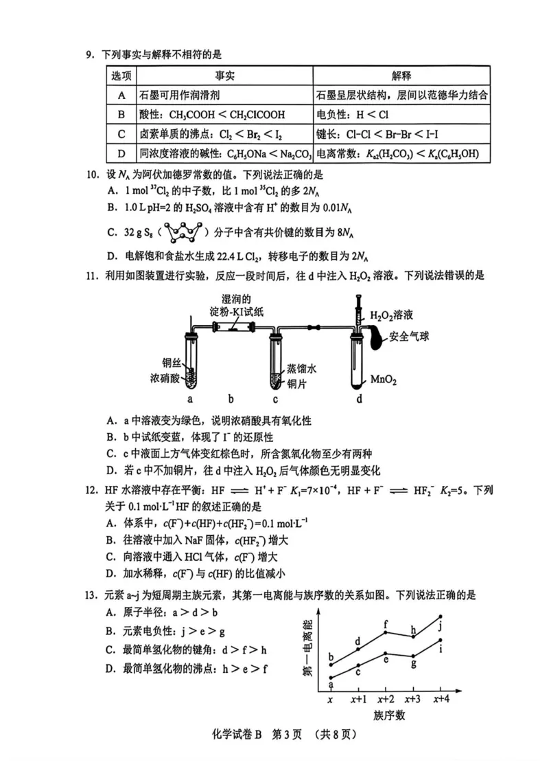 2026届广州二模化学试题_2024-2026高三（6-6月题库）_2026年04月高三试卷_260424广东省广州市2026年广州市普通高中毕业班综合测试（二）(全科)广州二模