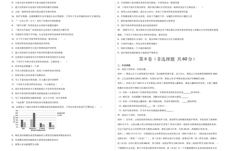 第六单元（第三章）保护生物的多样性（选拔卷）-（人教版）（考试版）_初中全科电子版试卷练习试题_生物_生物8上练习_人教生物8年级上单元试卷48份