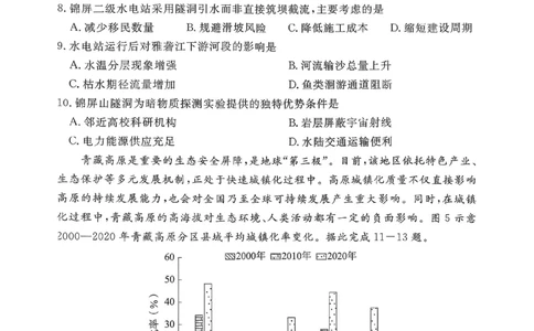 2026年河北省普通高中学业水平选择性模拟考试地理_2024-2026高三（6-6月题库）_2026年03月高三试卷_260324河北省张家口市2026年普通高中学业水平选择性模拟考试（全科）
