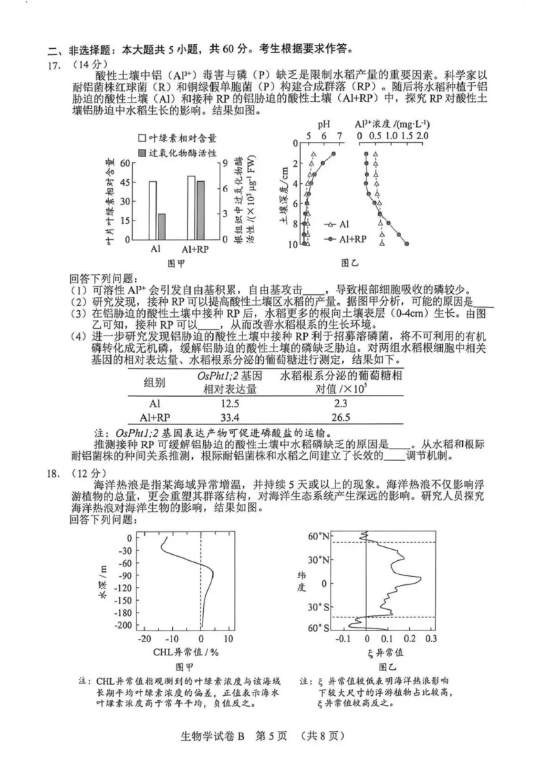 2026年广州二模-生物试题_2024-2026高三（6-6月题库）_2026年04月高三试卷_260424广东省广州市2026年广州市普通高中毕业班综合测试（二）(全科)广州二模