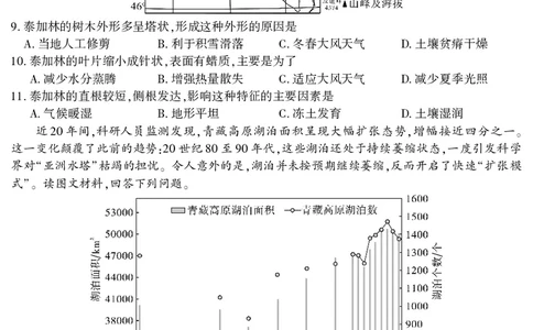 2026届高三4月模拟考试地理_2024-2026高三（6-6月题库）_2026年04月高三试卷_260419安徽省江淮十校2026届高三下学期4月模拟考试（安庆市高三三模）（全科）