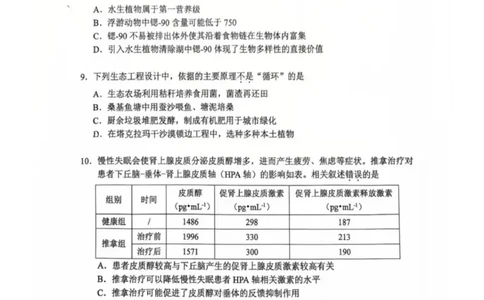 2026年北京西城区高三一模生物试卷及答案_2024-2026高三（6-6月题库）_2026年04月高三试卷_2604142026北京西城区高三一模（全科）