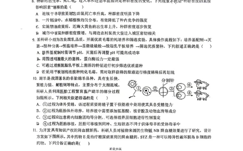 2026届高三揭阳二模生物试卷_2024-2026高三（6-6月题库）_2026年04月高三试卷_260428广东省揭阳市2025-2026学年度高三4月教学质量二模（全科）