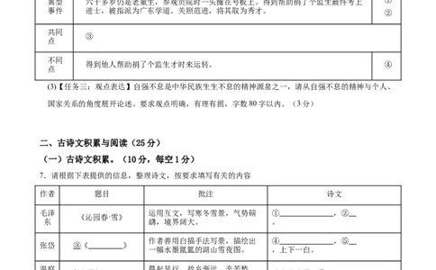 语文（重庆卷）（考试版A4）_初中全科电子版试卷练习试题_语文_赠送：2024中考模拟题_二模_语文（重庆卷）-：2024年中考第二次模拟考试