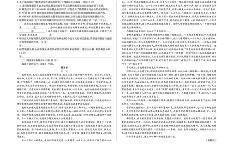 安徽省部分学校2026届高三3月联考语文_2024-2026高三（6-6月题库）_2026年03月高三试卷_2603162026届安徽合肥市第八中学高三下学期3月模拟预测（全科）