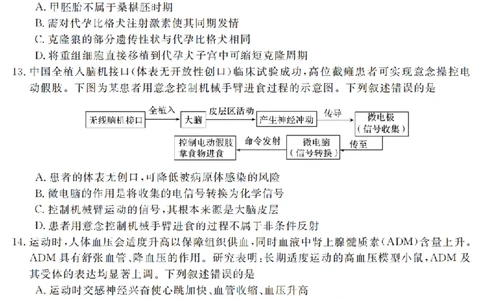 生物卷-2603高三强基联盟_2024-2026高三（6-6月题库）_2026年03月高三试卷_260308浙江强基联盟2026年3月高三联考（全科）_浙江强基联盟2026年3月高三联考生物
