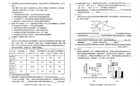 生物试题_2024-2026高三（6-6月题库）_2026年02月高三试卷_260227安徽A10联盟2026届高三开年考