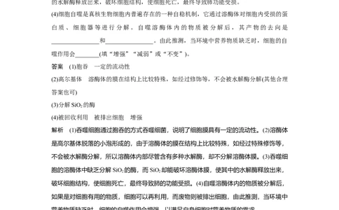 微专题8　细胞自噬与细胞凋亡_新高考复习资料_2023年新高考复习资料_一轮复习_2023年新高考大一轮复习讲义_2023年高考生物一轮复习讲义（新人教新高考）_赠补充习题